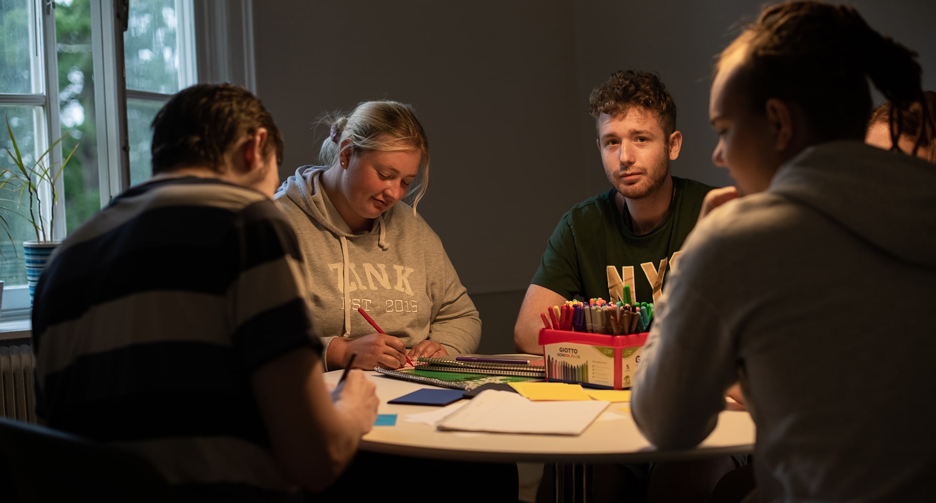 studerande vid kurs Leva bo växa vid Marieborg Folkhögskola