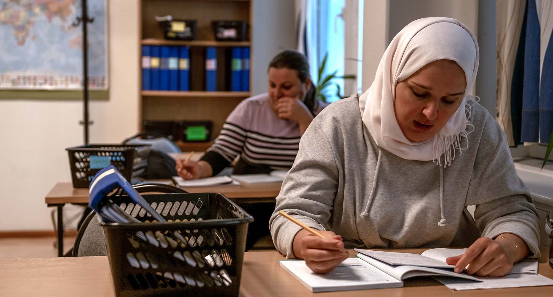 studerande vid svasa fvo på Marieborg Folkhögskola